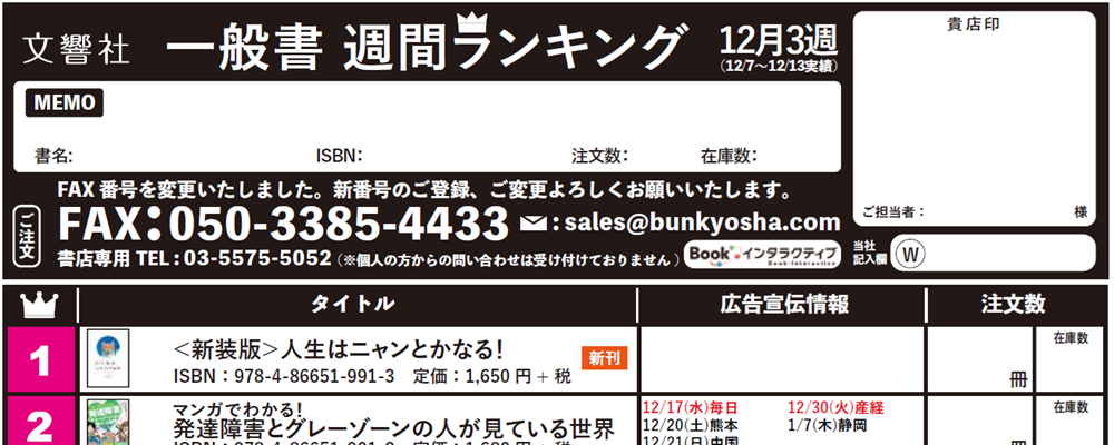 しよよん様 ご相談ページ 書店様へ | うんこドリルや健康書が人気の出版社「文響社」